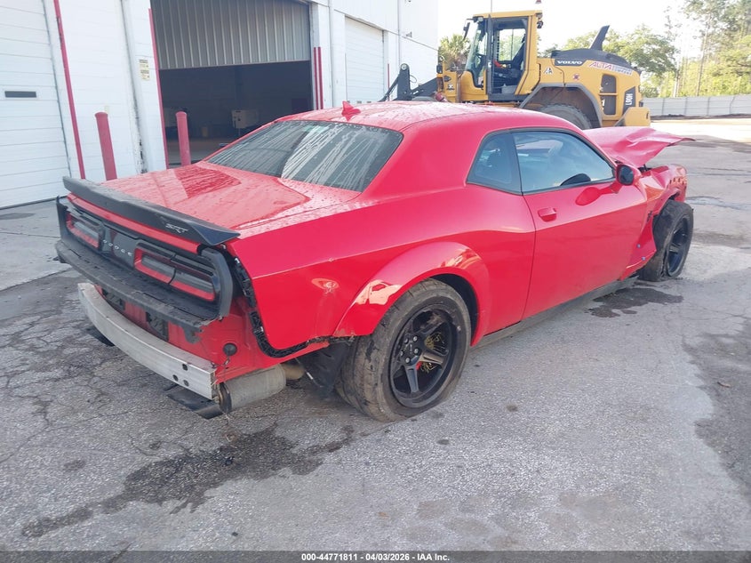 Vin: 2c3cdzh95jh100749, lot: 45269059, dodge challenger 20184