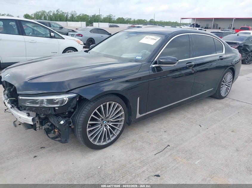 Vin: wba7t2c03mcg03803, lot: 45269095, bmw 740i 20212