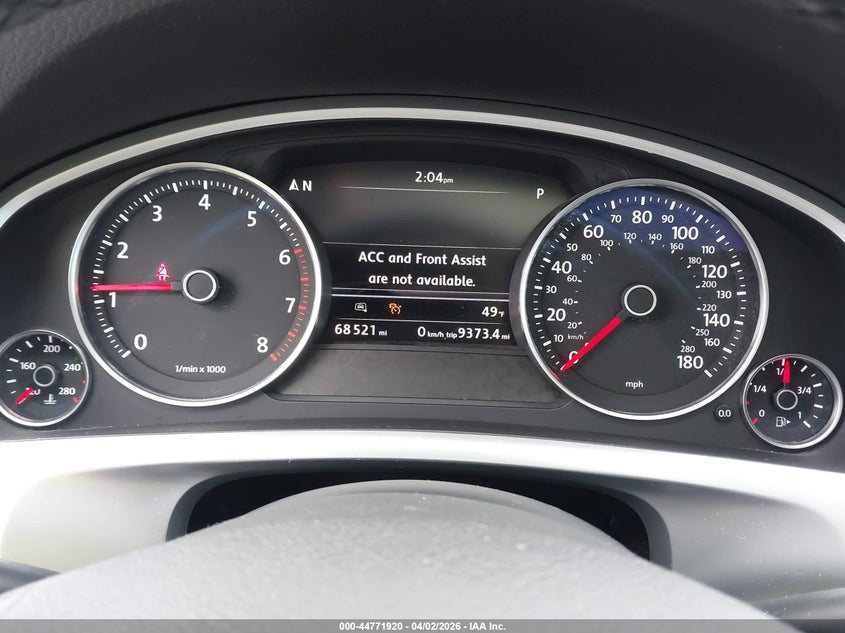 2016 Volkswagen Touareg Vr6 Lux VIN: WVGEF9BP4GD002352 Lot: 44771920