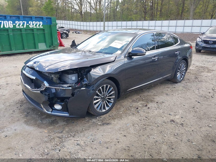 Vin: knalc4j15j5098897, lot: 45269202, kia cadenza premium 20182