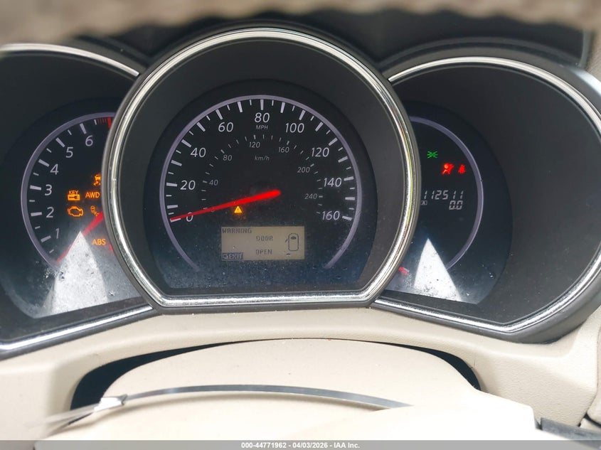 2013 Nissan Murano Sl VIN: JN8AZ1MW2DW301634 Lot: 44771962