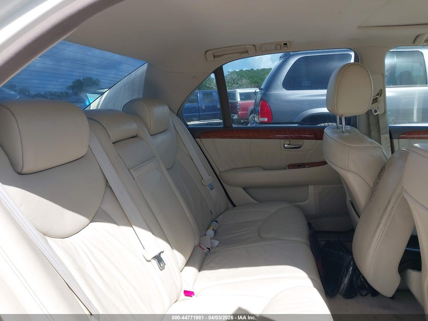 2002 Lexus Ls 430 VIN: JTHBN30F720078907 Lot: 44771981