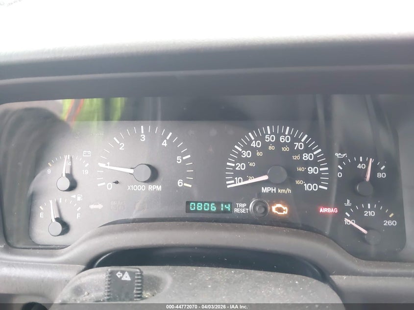 2001 JEEP CHEROKEE SPORT UTILITY VEHICLE 4.0L I-6 190HP