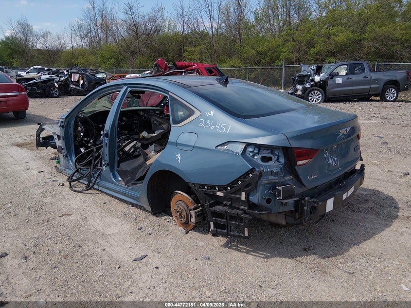 2018 GENESIS G80 auction photo 3