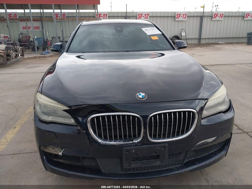 2014 BMW 750I VIN: WBAYA8C57ED825293 Lot: 44772283