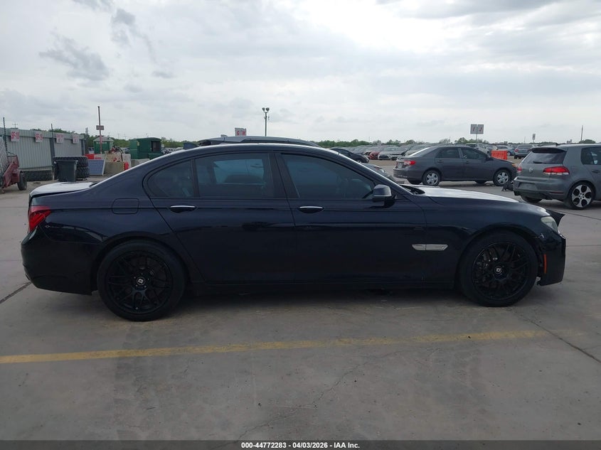 2014 BMW 750I VIN: WBAYA8C57ED825293 Lot: 44772283