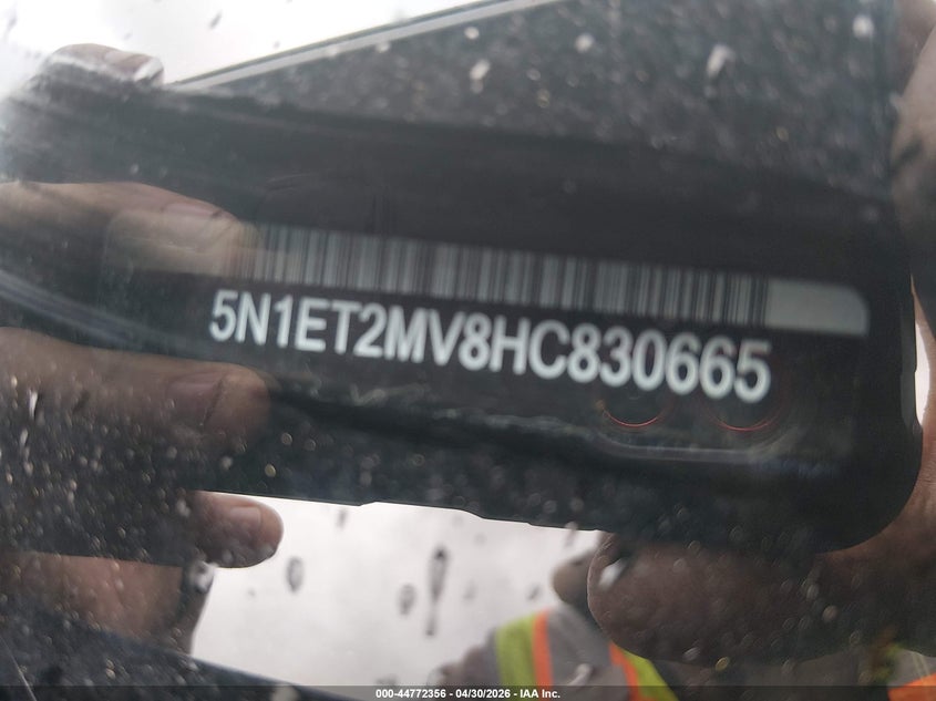 VIN 5N1ET2MV8HC830665 2017 NISSAN ROGUE HYBRID SV