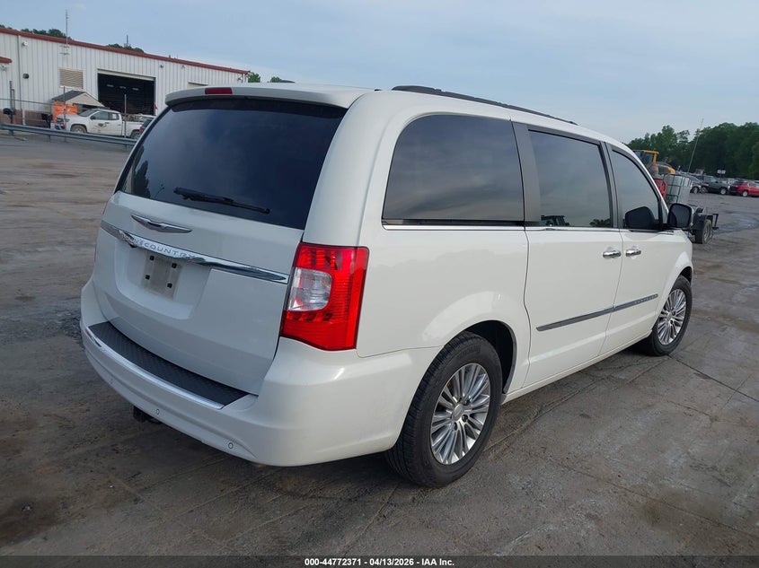 Vin: 2c4rc1cg7dr745823, lot: 45269619, chrysler town & country touring-l 20134