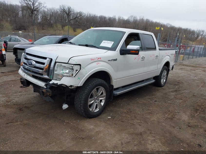 Vin: 1ftfw1ef7cfb45372, lot: 45269723, ford f-150 lariat 20122