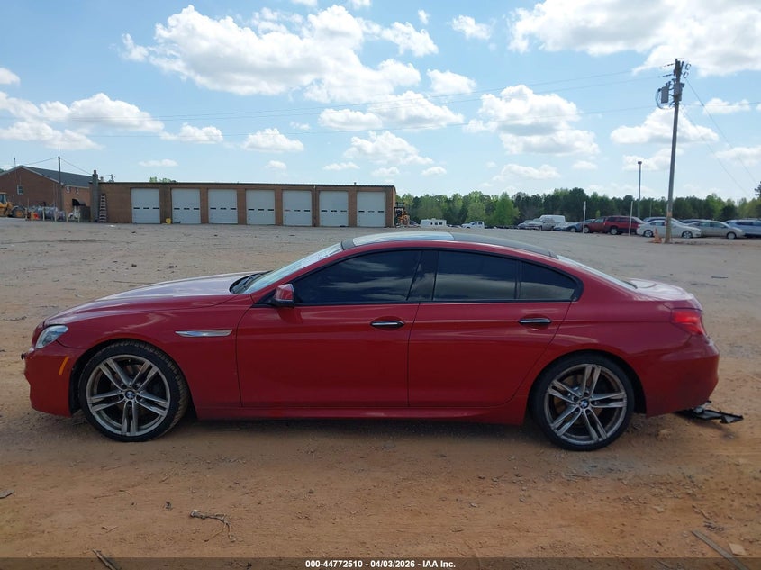 2016 BMW 640I Gran Coupe VIN: WBA6D0C50GD927828 Lot: 44772510