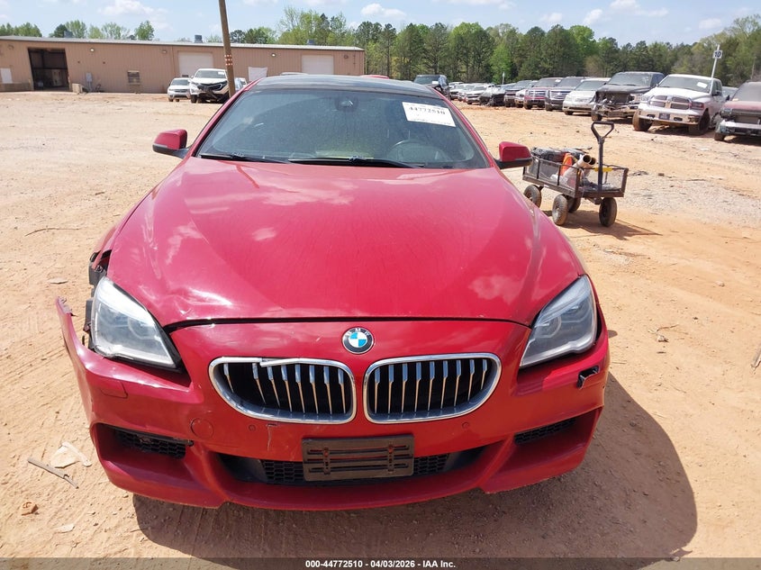 2016 BMW 640I Gran Coupe VIN: WBA6D0C50GD927828 Lot: 44772510