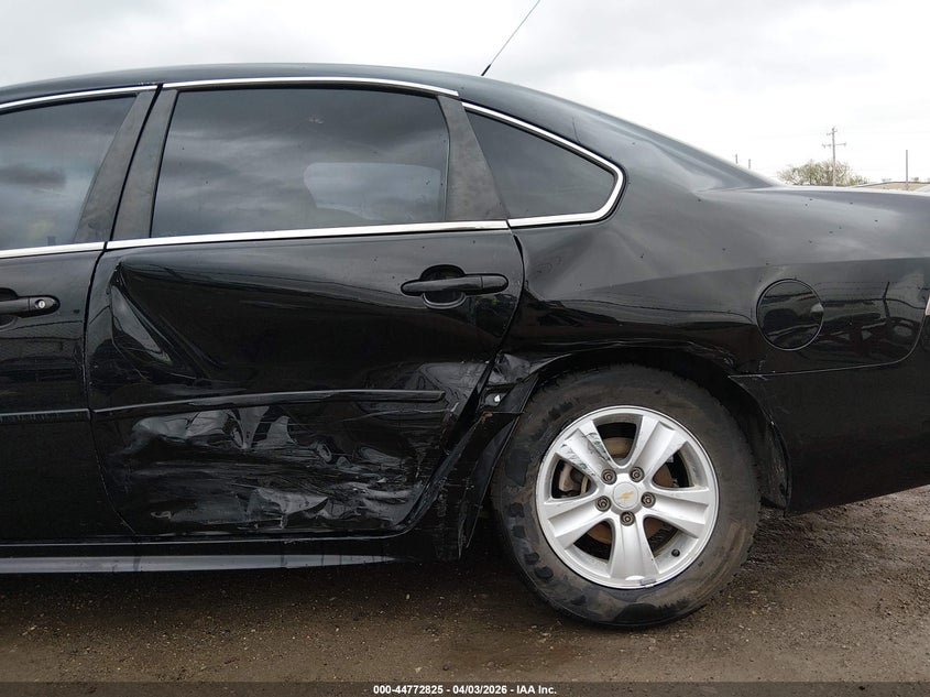 2012 Chevrolet Impala 3.6 Ls black Lot 111044772825 Vin 2G1WF5E39C1117800