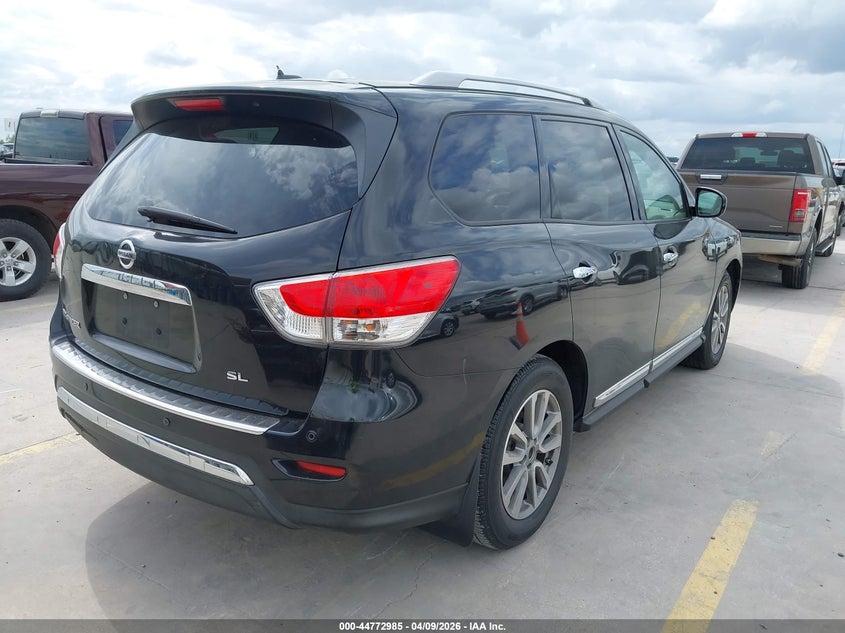 2015 Nissan Pathfinder 3.5 Sl black Lot 111044772985 Vin 5N1AR2MN4FC607646