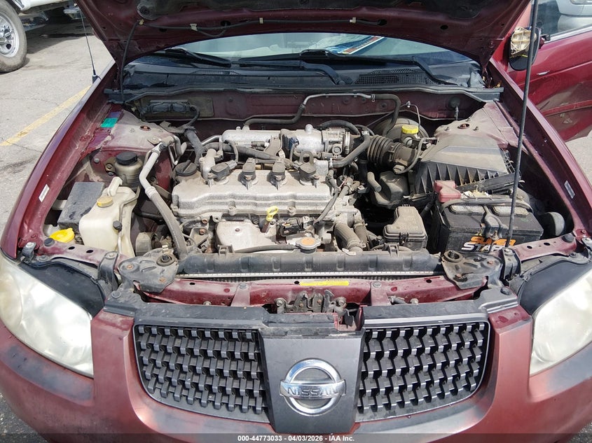 2005 Nissan Sentra 1.8S VIN: 3N1CB51D35L584526 Lot: 44773033