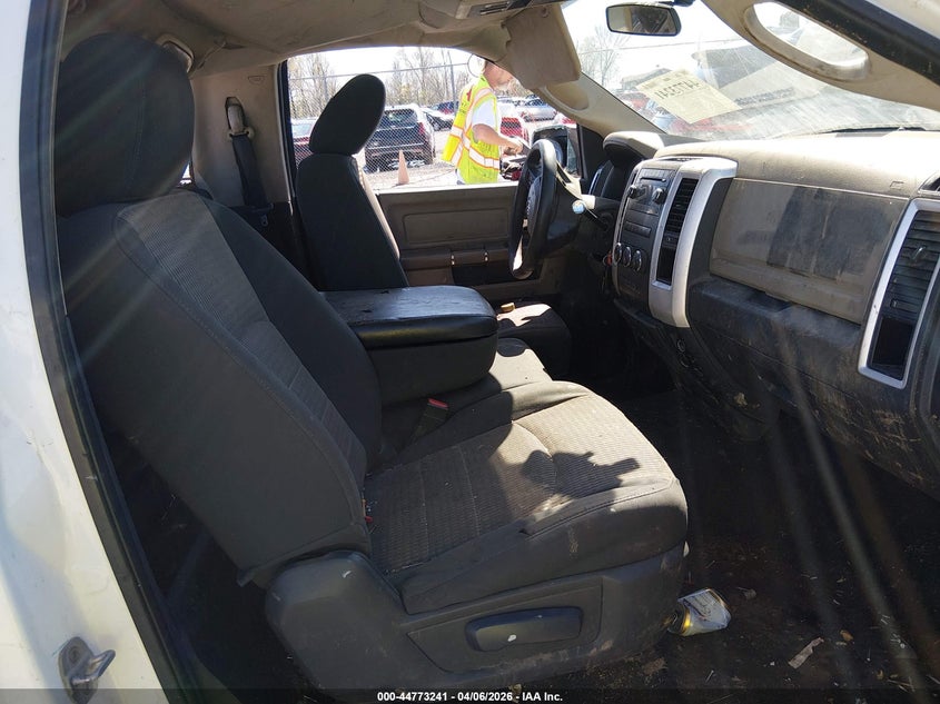 2012 Ram 1500 4.7 Ram Slt white Lot 111044773241 Vin 3C6JD6EPXCG116203