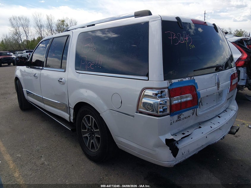 2012 Lincoln Navigator 5.4 white Lot 111044773245 Vin 5LMJJ3J52CEL00815
