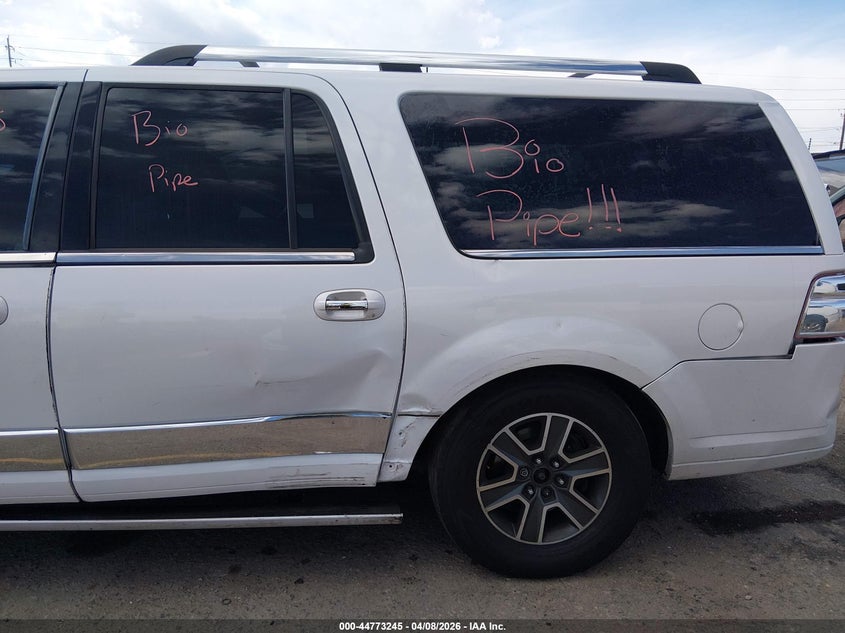 2012 Lincoln Navigator 5.4 white Lot 111044773245 Vin 5LMJJ3J52CEL00815