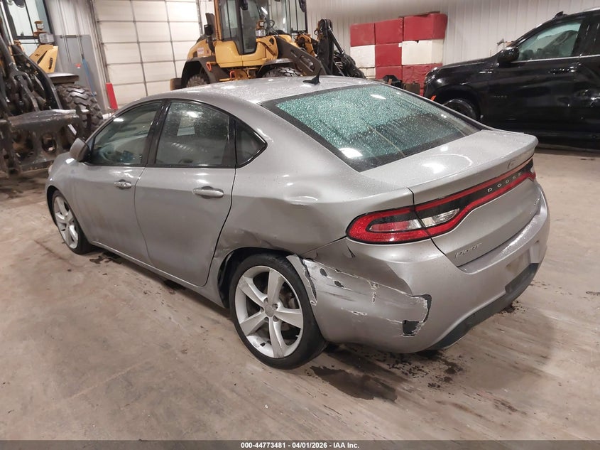 Vin: 1c3cdfebxed826597, lot: 45270729, dodge dart gt 20143