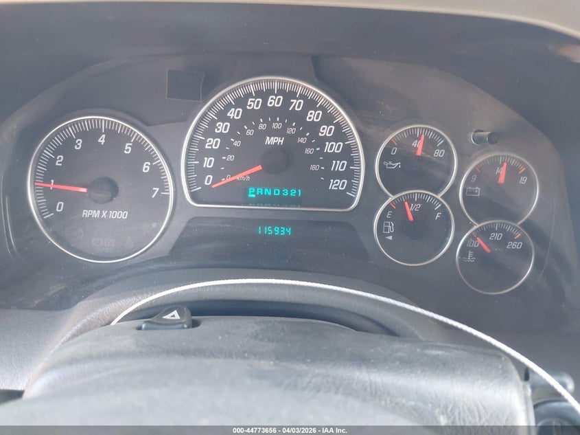 2003 GMC Envoy Xl Sle VIN: 1GKET16S536204360 Lot: 44773656
