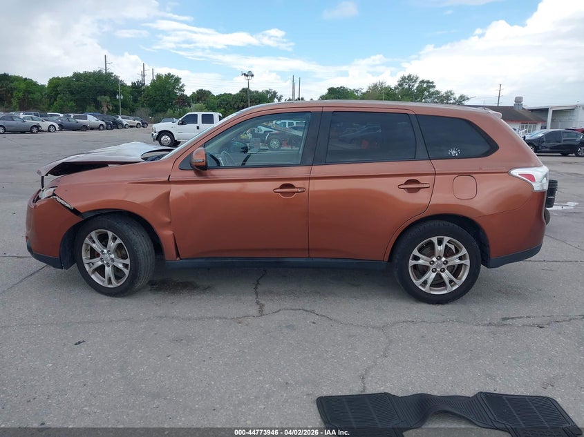 2014 Mitsubishi Outlander Se VIN: JA4AD3A35EZ003265 Lot: 44773946