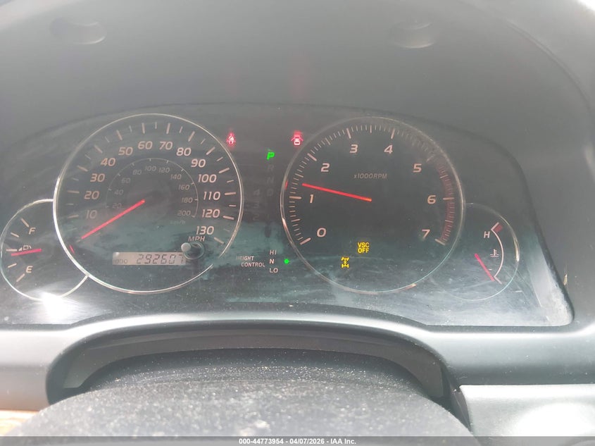 2003 Lexus Gx 470 VIN: JTJBT20XX30005541 Lot: 44773954