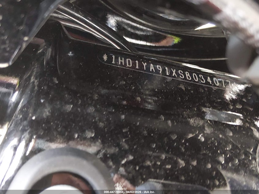 2025 Harley-Davidson Flhc VIN: 1HD1YA91XSB034077 Lot: 44774044