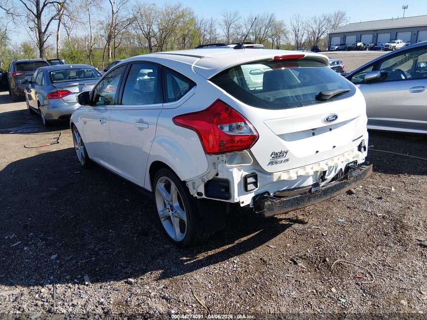 Vin: 1fadp3n21dl245201, lot: 45271339, ford focus titanium 20133