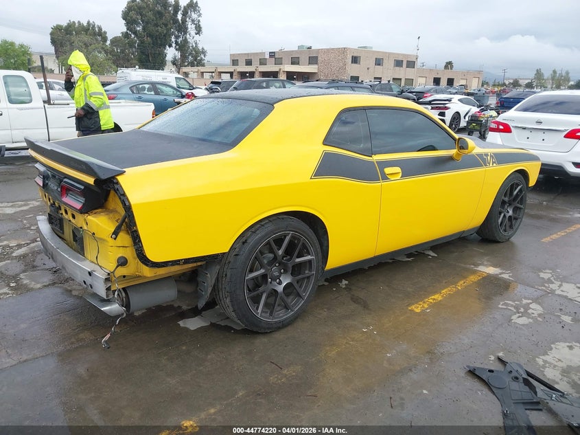 Vin: 2c3cdzbt7hh531690, lot: 45271468, dodge challenger t/a 20174