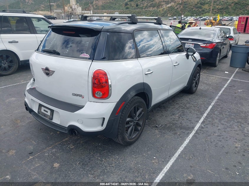 Vin: wmwzc3c53cwl82921, lot: 45271489, mini cooper s countryman 20124