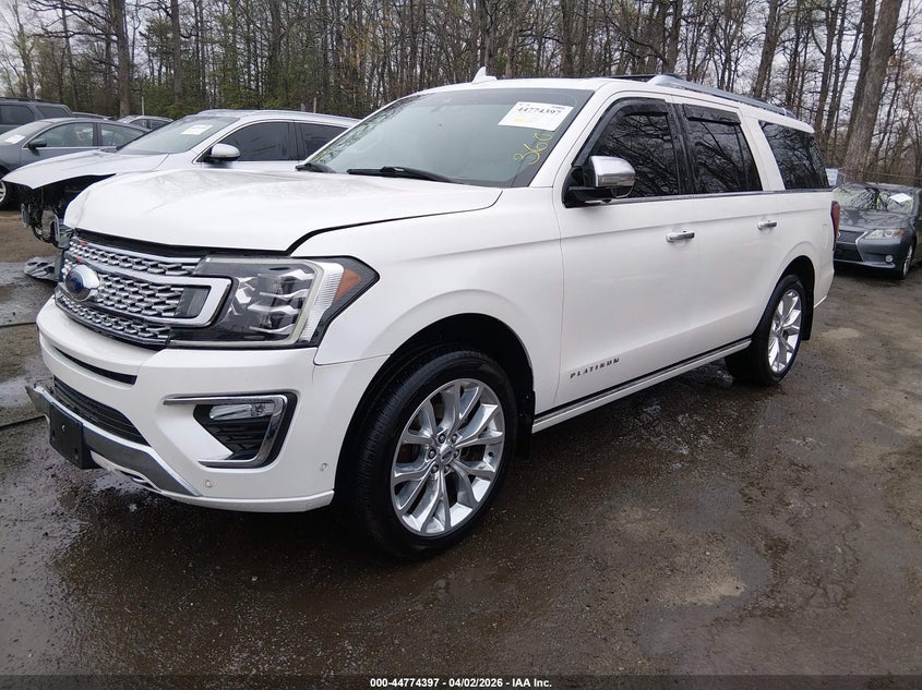 Vin: 1fmjk1mt6jea07334, lot: 45271645, ford expedition max platinum 20182