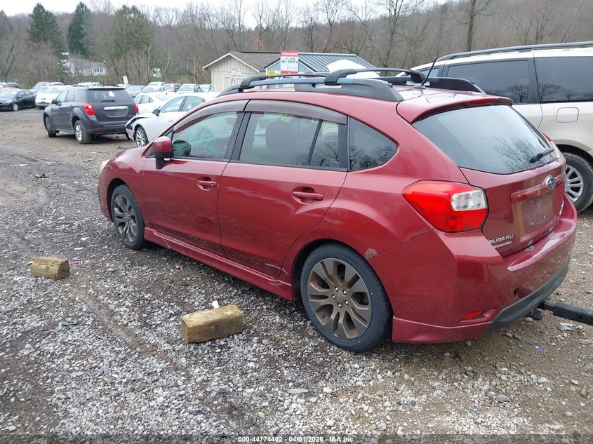 2012 Subaru Impreza 2.0I Sport Premium