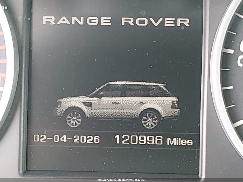 2012 Land Rover Range Rover Sport Hse VIN: SALSF2D43CA732274 Lot: 44774485