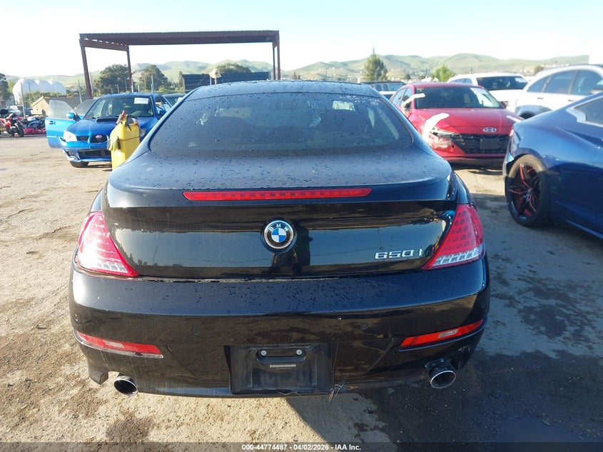 2008 BMW 650I VIN: WBAEA53588CV91631 Lot: 44774487