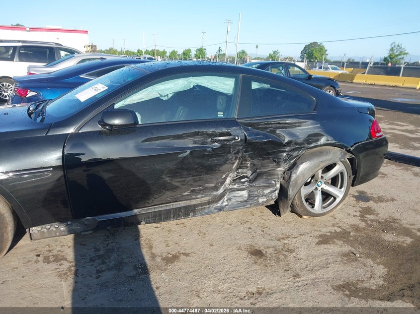 2008 BMW 650I VIN: WBAEA53588CV91631 Lot: 44774487