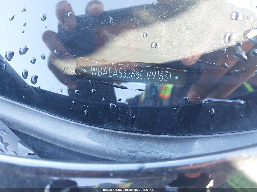 2008 BMW 650I VIN: WBAEA53588CV91631 Lot: 44774487