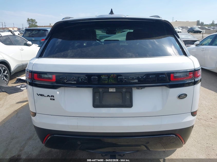 2021 Land Rover Range Rover Velar P250 S VIN: SALYJ2EX8MA314327 Lot: 44774490