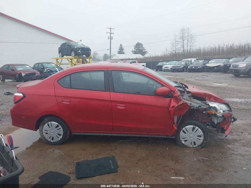 2022 Mitsubishi Mirage G4 Black Edition/Es/Le VIN: ML32FUFJXNHF08733 Lot: 44774536