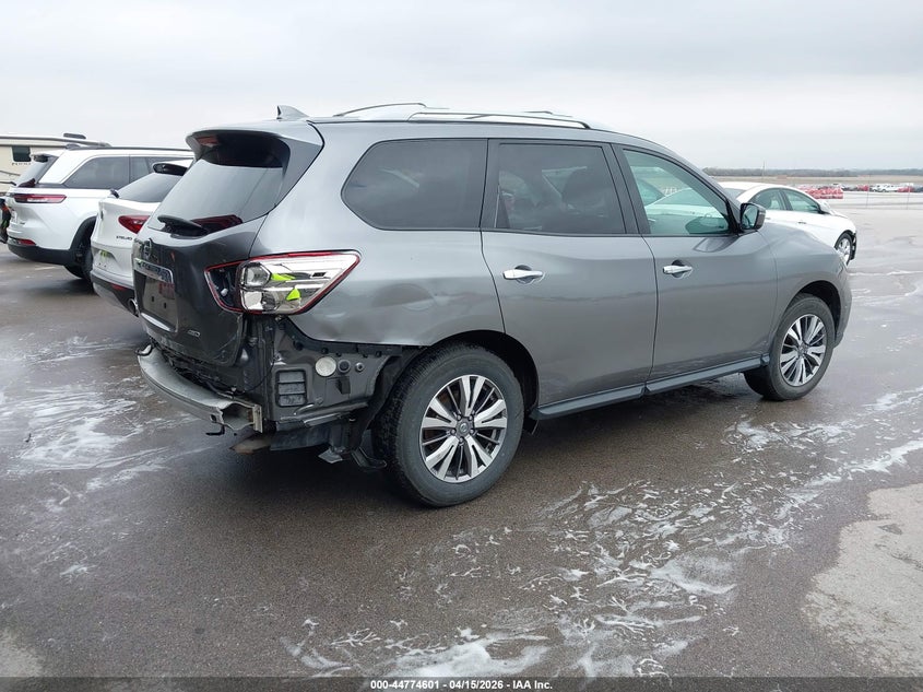2020 Nissan Pathfinder 3.5 S 4Wd grey Lot 111044774601 Vin 5N1DR2AM2LC586400