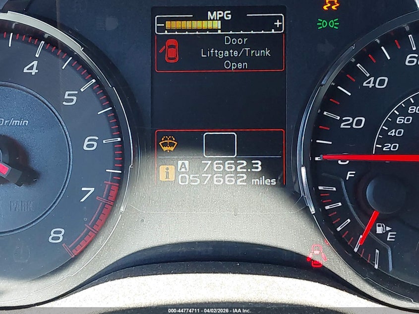 2020 Subaru Wrx Limited VIN: JF1VA1J62L9814524 Lot: 44774711