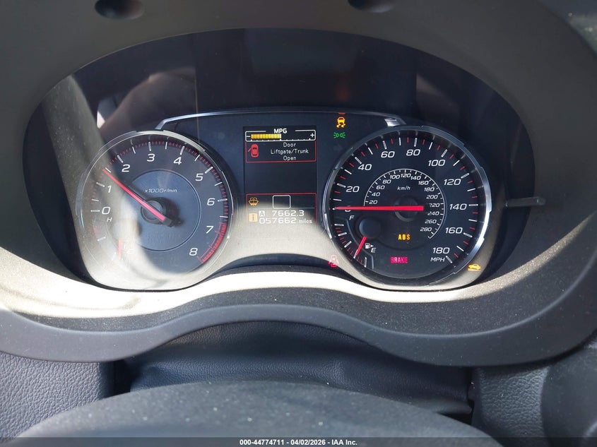 2020 Subaru Wrx Limited VIN: JF1VA1J62L9814524 Lot: 44774711