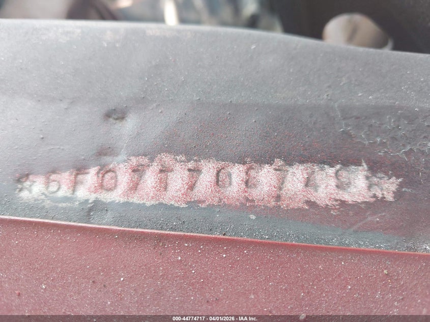 1966 Ford Mustang VIN: 6F07T708749 Lot: 44774717