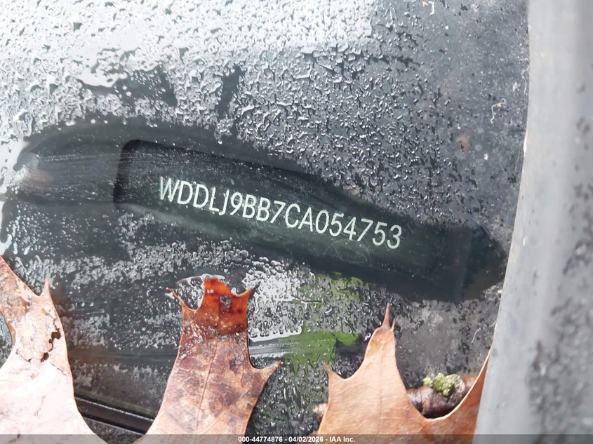 2012 Mercedes-Benz Cls 550 4Matic VIN: WDDLJ9BB7CA054753 Lot: 44774876