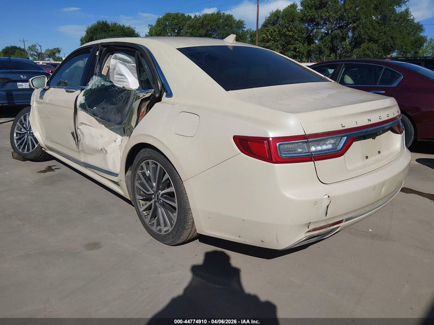Vin: 1ln6l9sk6j5615091, lot: 45272158, lincoln continental select 20183