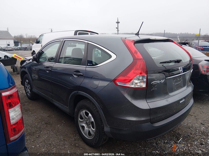 2012 Honda Cr-v 2.4 Cr-V Lx grey Lot 111044774993 Vin 2HKRM4H38CH610009