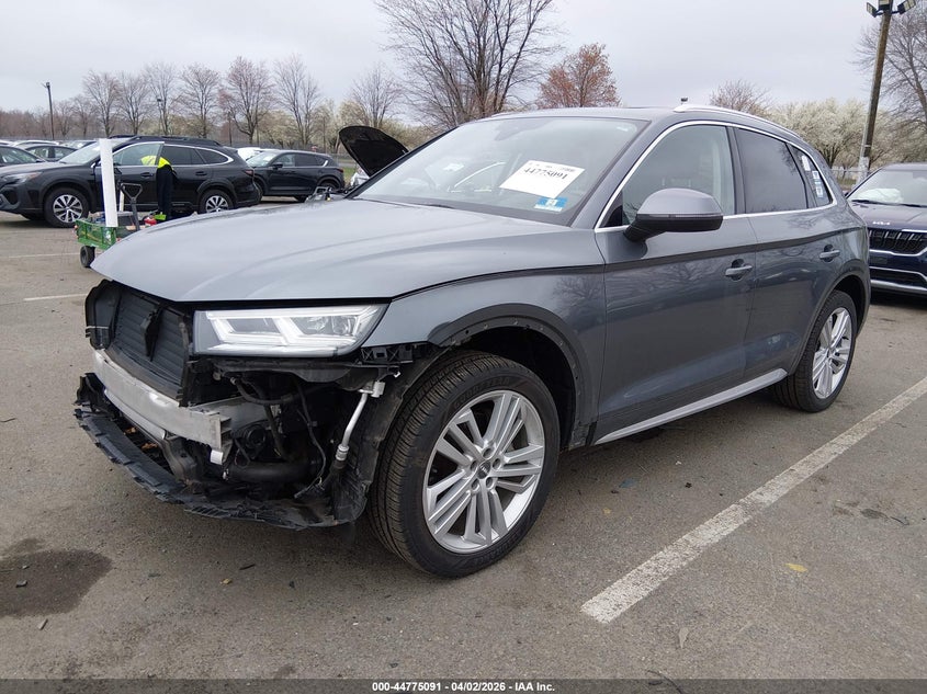 Vin: wa1cnafyxj2123404, lot: 45272339, audi q5 2.0t premium/2.0t tech premium 20182