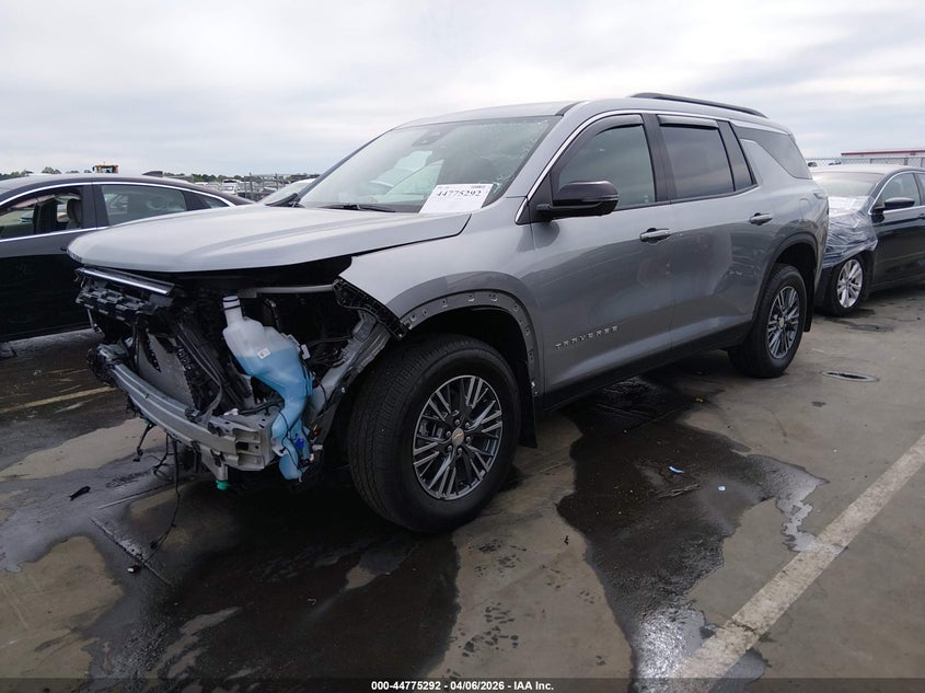 Vin: 1gnevgks1tj128302, lot: 45272540, chevrolet traverse awd lt 20262