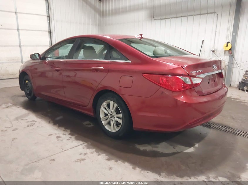 2012 Hyundai Sonata 2.4 Gls red Lot 111044775431 Vin 5NPEB4AC0CH346461