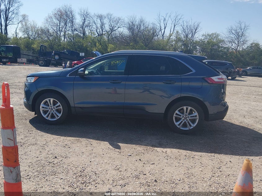 2019 Ford Edge 2.0 Sel Blue Lot 111044775804 Vin 2FMPK4J98KBC61516
