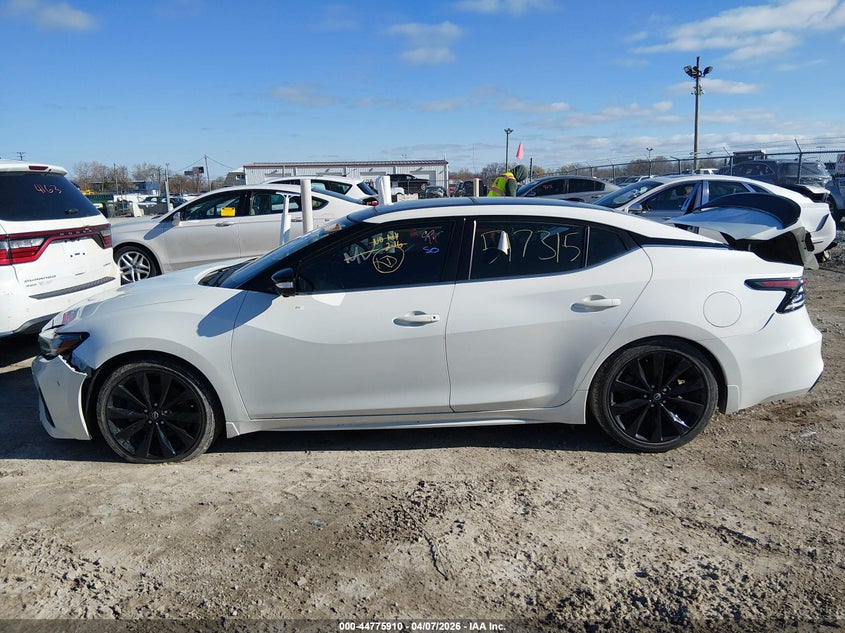 2023 Nissan Maxima 3.5 Sr Xtronic Cvt white Lot 111044775910 Vin 1N4AA6EV8PC505498