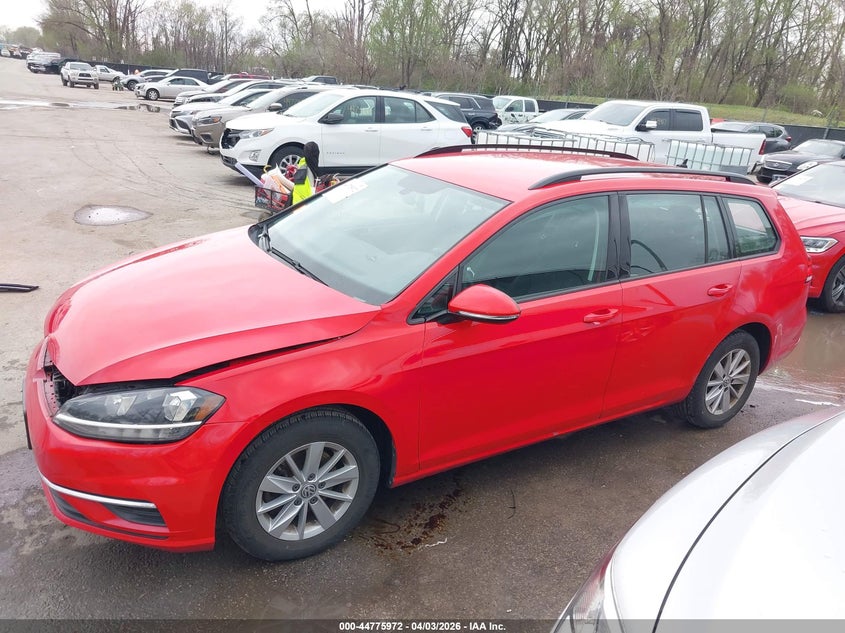 2018 Volkswagen Golf Sportwagen Tsi S/Tsi Se VIN: 3VWD17AU1JM756702 Lot: 44775972